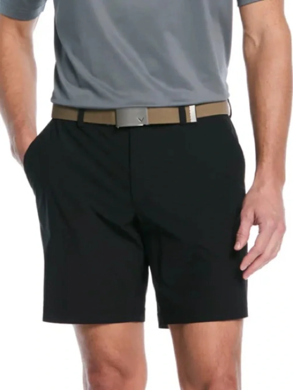 Callaway black NWT XL 8” inseam pull on shorts
